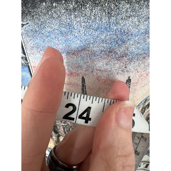 90s Vintage Texas Shirt Mens XL White Graphic Tee Lone Star State Distressed - Picture 7 of 7